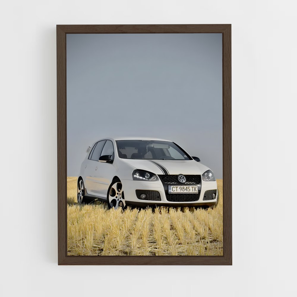 Poster GTI dans les Blés – affiche Volkswagen (vue 5)